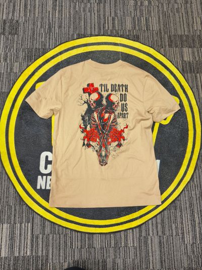 Zero13 Til death, sand colour T-Shirt new, all sizes