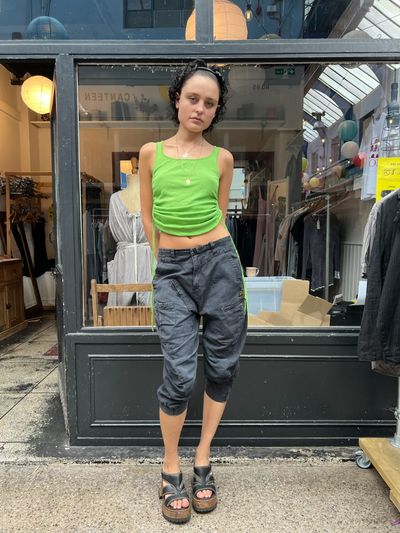 G star grey utilitarian capris 3