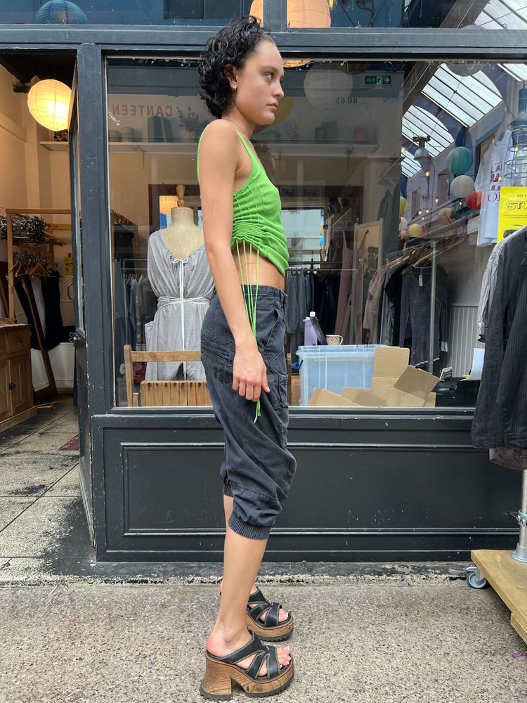 G star grey utilitarian capris 2