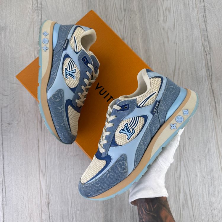 Louis Vuitton Men’s Blue Run Away Trainers - Uk 7.5 (Fit Uk 8) image 4