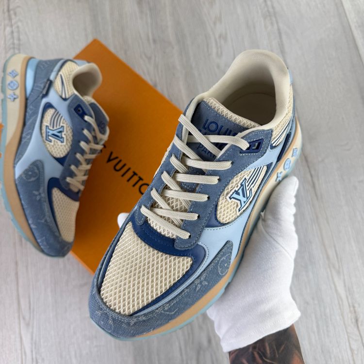 Louis Vuitton Men’s Blue Run Away Trainers - Uk 7.5 (Fit Uk 8) image 6