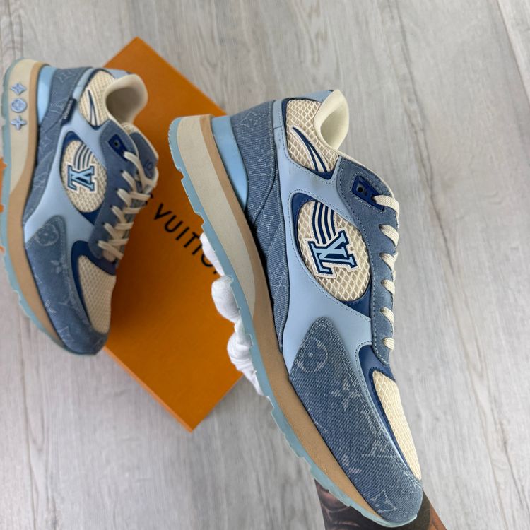 Louis Vuitton Men’s Blue Run Away Trainers - Uk 7.5 (Fit Uk 8) image 8