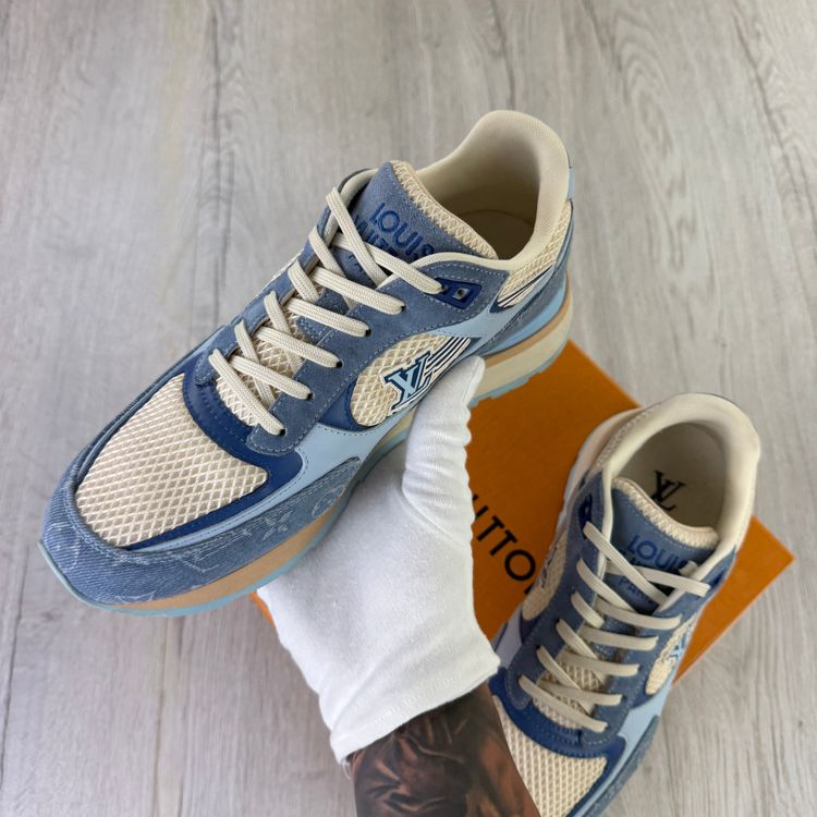 Louis Vuitton Men’s Blue Run Away Trainers - Uk 7.5 (Fit Uk 8) image 2