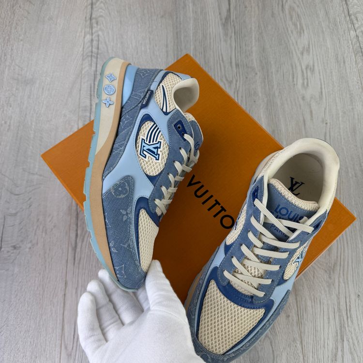 Louis Vuitton Men’s Blue Run Away Trainers - Uk 7.5 (Fit Uk 8) image 3