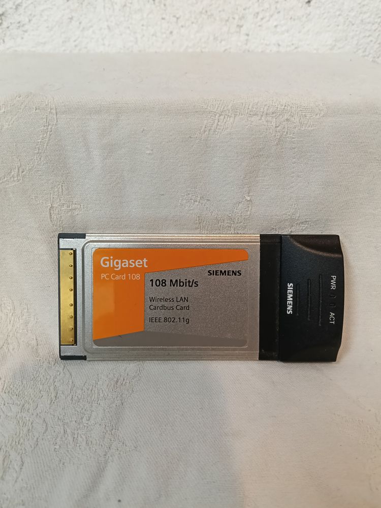 Siemens Gigaset Pc Card 108 Wireless Lan Cardbus Card obraz 4