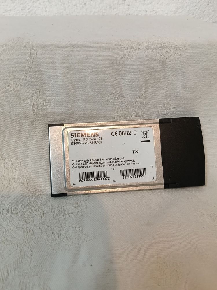 Siemens Gigaset Pc Card 108 Wireless Lan Cardbus Card obraz 3