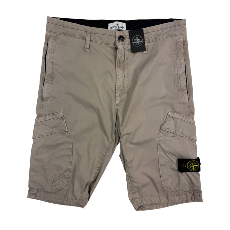 Pantalón Cargo Corto Stone Island Junior beige - talla 14 image 1