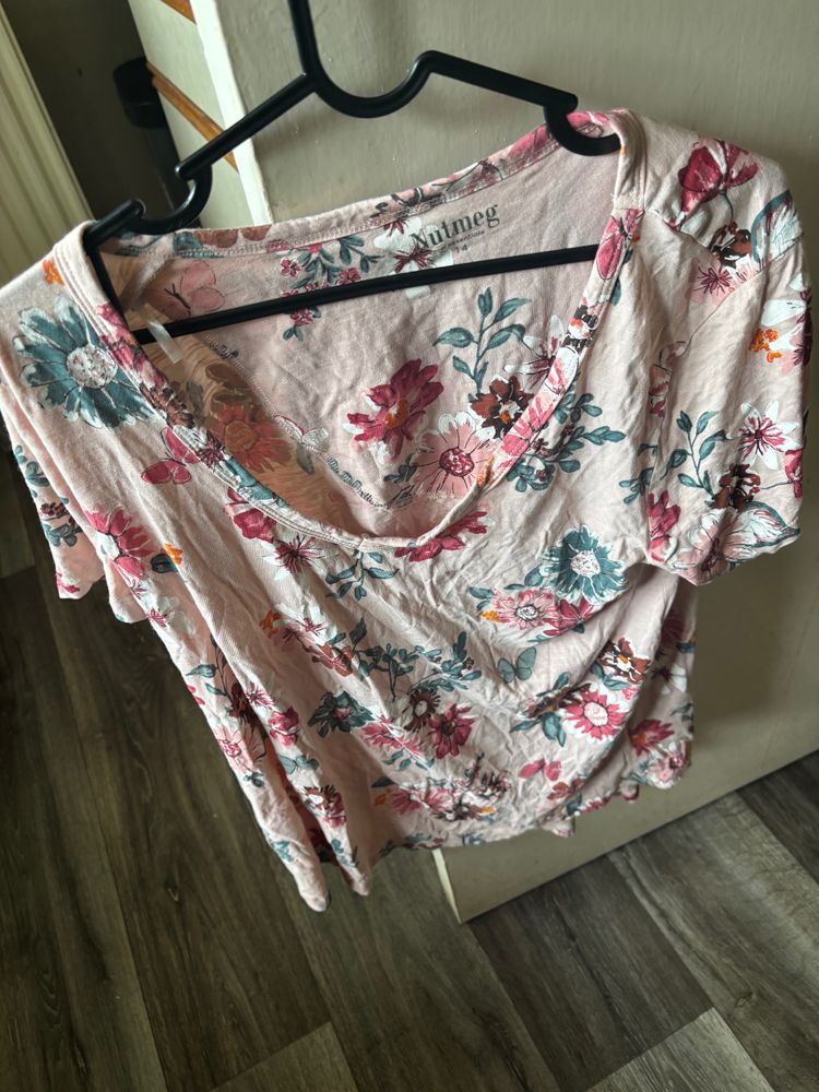 Nutmeg Floral Print Blouse