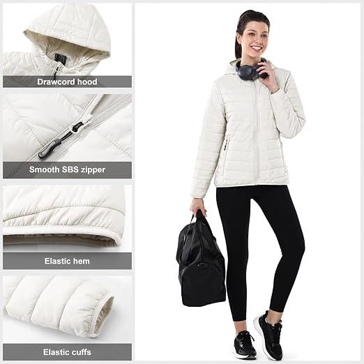 Columbia Women'S White Puffer Jacket obraz 5