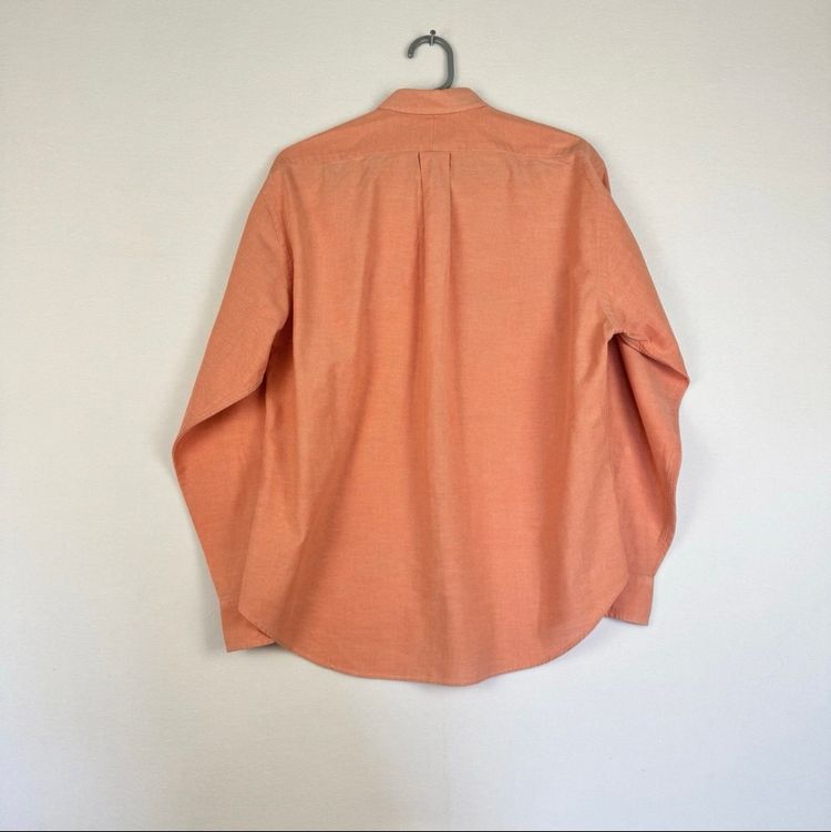 Immagine di Ralph Lauren Orange Oxford Shirt Cotton Button Down - Fits Large 3