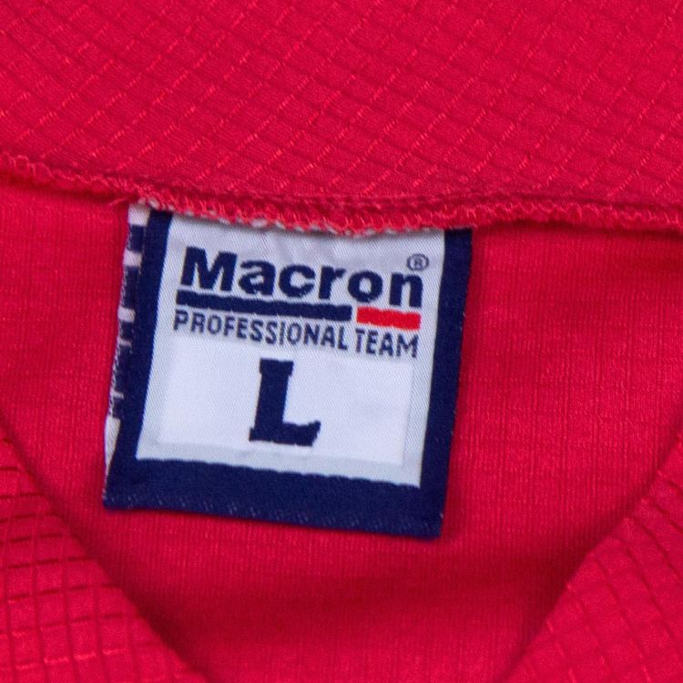 Macron Red Sports Jersey With Vodafone Logo image 3