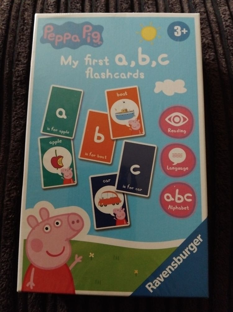 Peppa Pig My First A,B,C Flashcards image 1