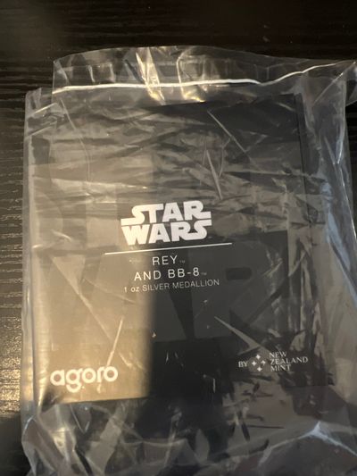 Star Wars Rey And Bb-8 1 Oz Silver