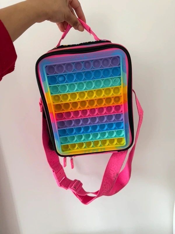 Rainbow Pop-It Lunch Bag imagen 1