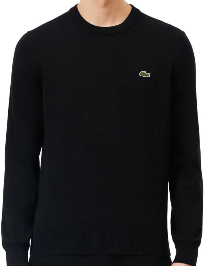 Lacoste Live Lacoste Black Crew Neck Sweater imagen del producto