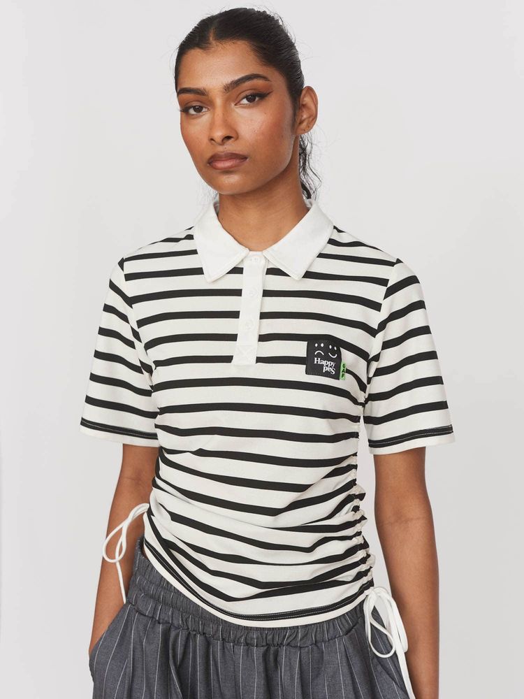 Lazy Oaf - Lazy Rouched Rugby Top - Unknown image 1