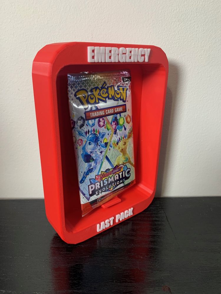 Pokémon Emergency rip pack stand product image