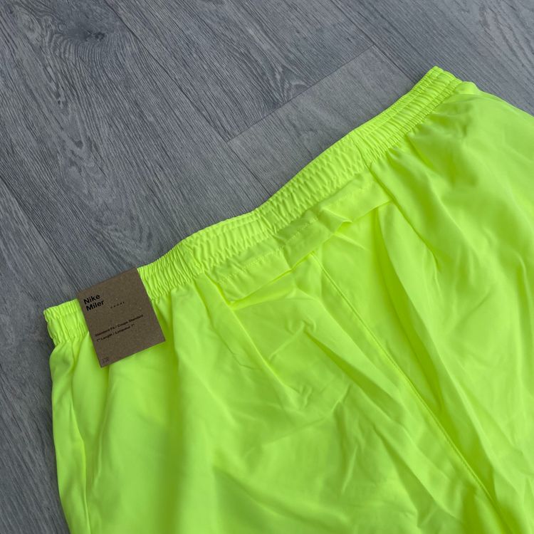 Nike Repel UV Windbreaker Running Jacket and 7" Challenger Shorts - Volt image 10