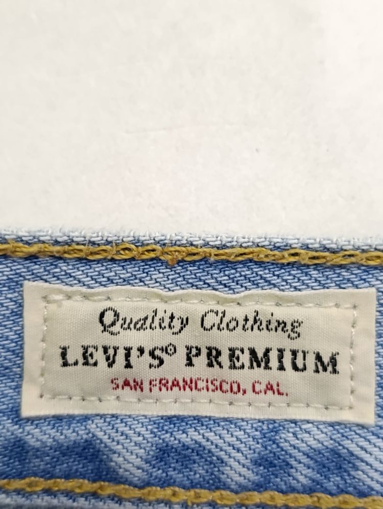 Levi's 501 premium W27 L32 vintage denim levis jeans usato unisex obraz 2