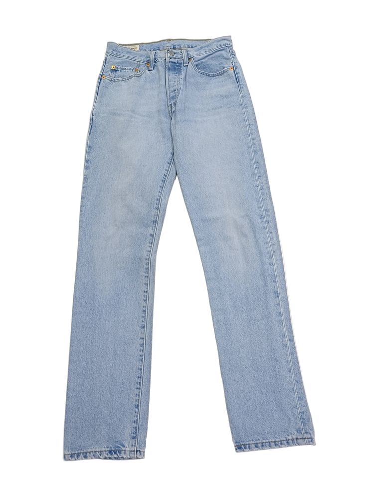 Levi's 501 premium W27 L32 vintage denim levis jeans usato unisex obraz 1