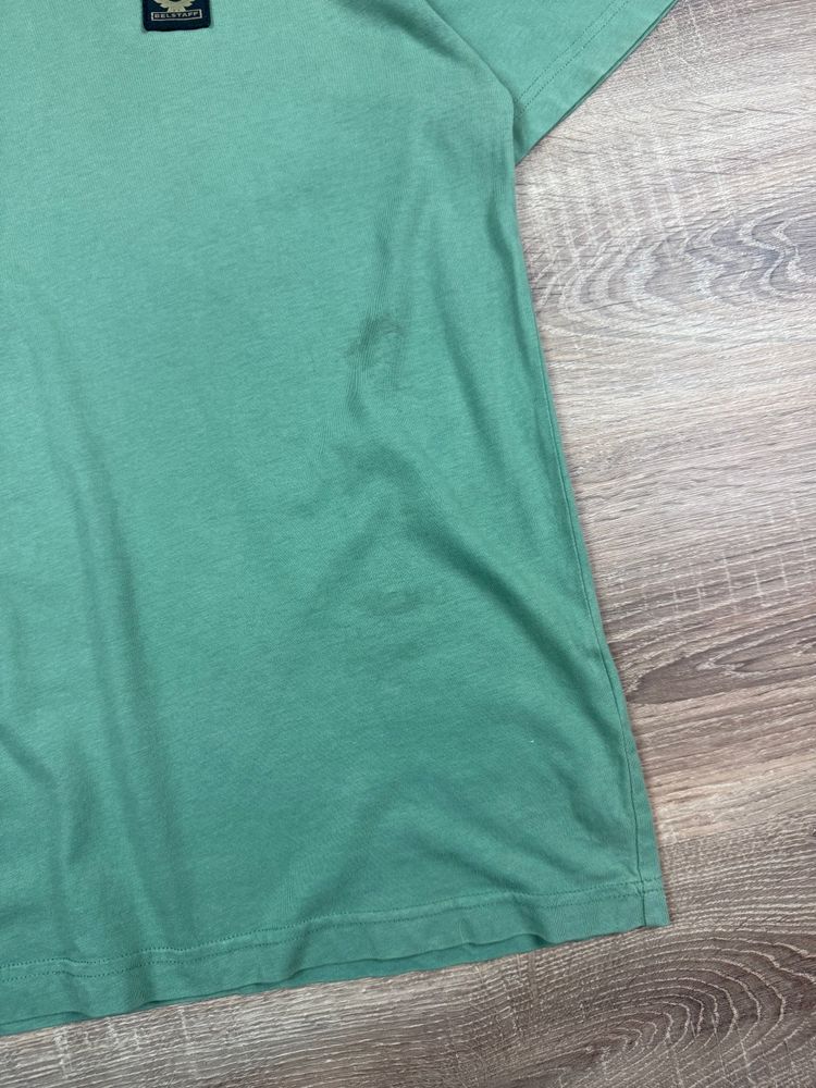 Immagine di Light Green Belstaff Patch Logo T-shirt (M) 6