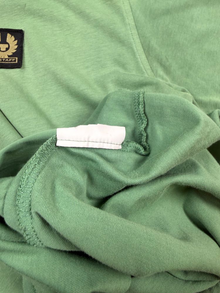 Immagine di Light Green Belstaff Patch Logo T-shirt (M) 2