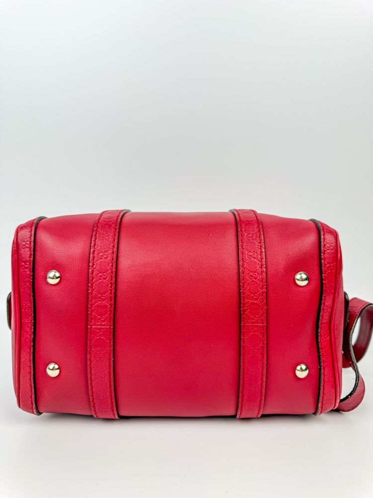 Gucci Red Leather Handbag 5