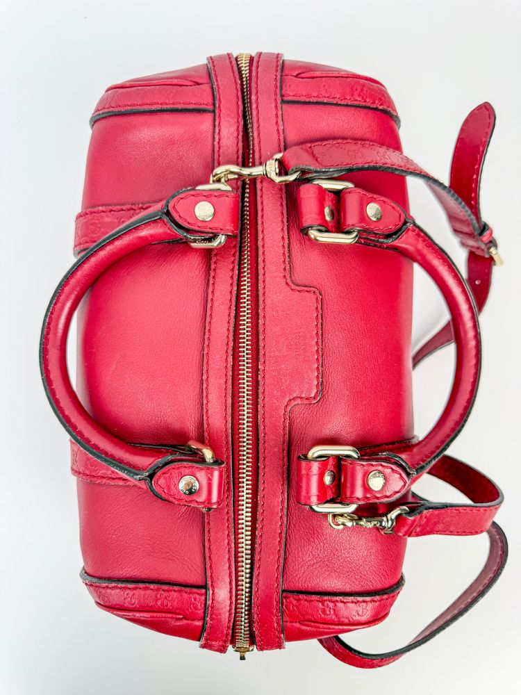 Gucci Red Leather Handbag 10