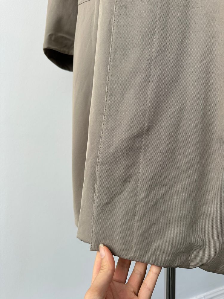 Immagine di Burberry 1990s Pure Tasmania Wool High Neck Trench - L 12