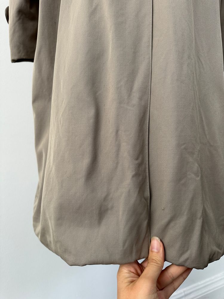 Immagine di Burberry 1990s Pure Tasmania Wool High Neck Trench - L 3