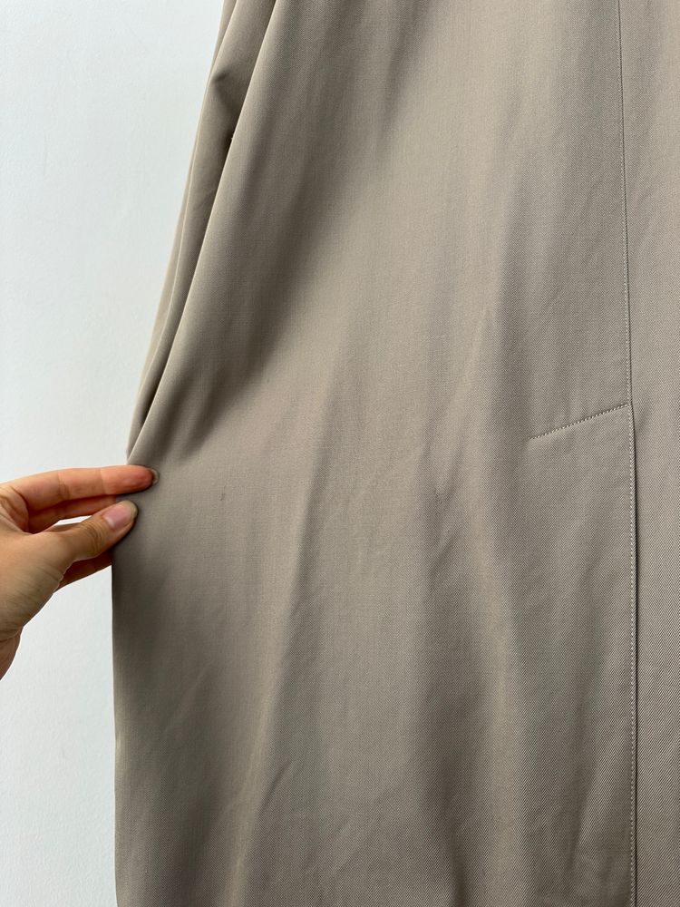Immagine di Burberry 1990s Pure Tasmania Wool High Neck Trench - L 2