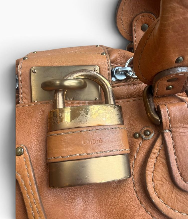 Vintage Chloé Paddington Leather Bag image 9