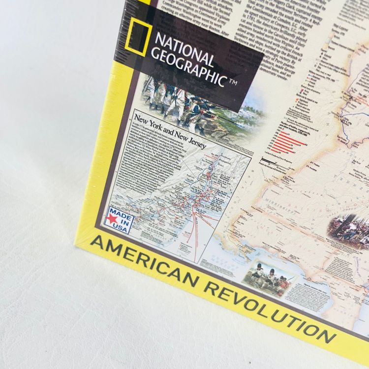 New York Puzzle Company | National Geographic | American Revolution Map | 1000 Piece Jigsaw Puzzle | New & Sealed image 7