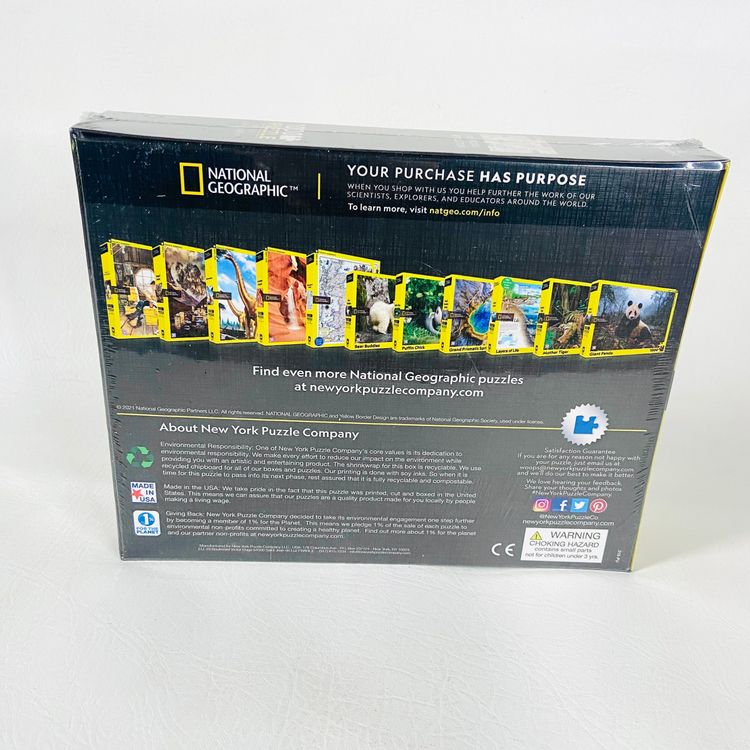 New York Puzzle Company | National Geographic | American Revolution Map | 1000 Piece Jigsaw Puzzle | New & Sealed image 3