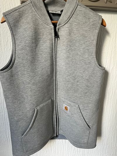 Carhartt WIP Car-Lux Vest in grey heather size Large