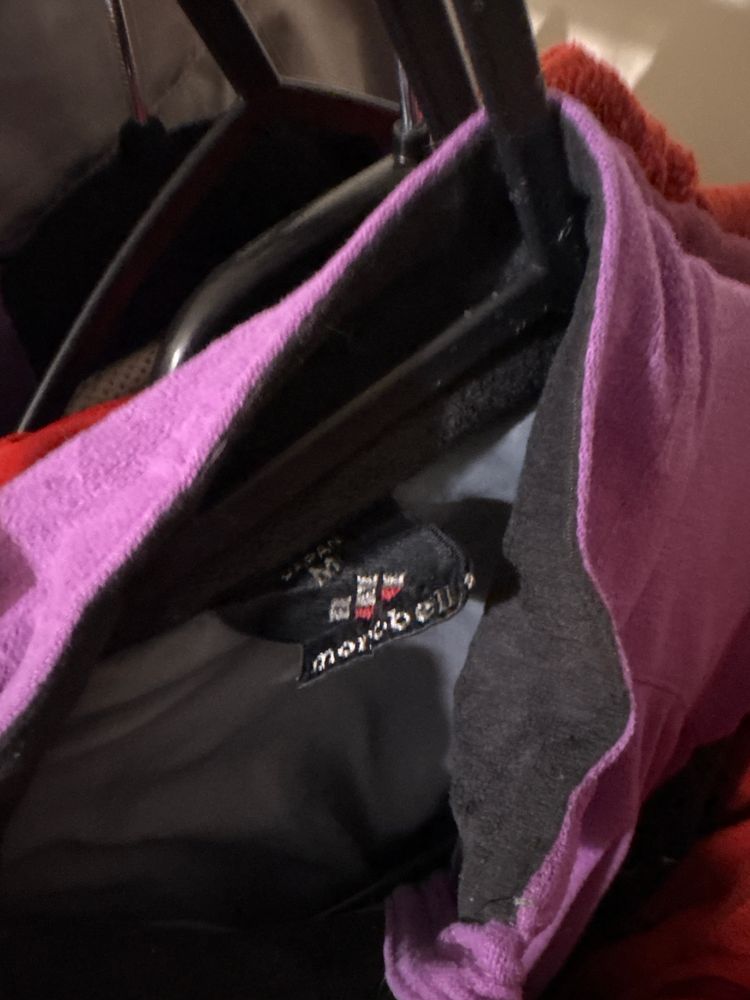 Montbell Purple And Black Fleece Jacket image 3