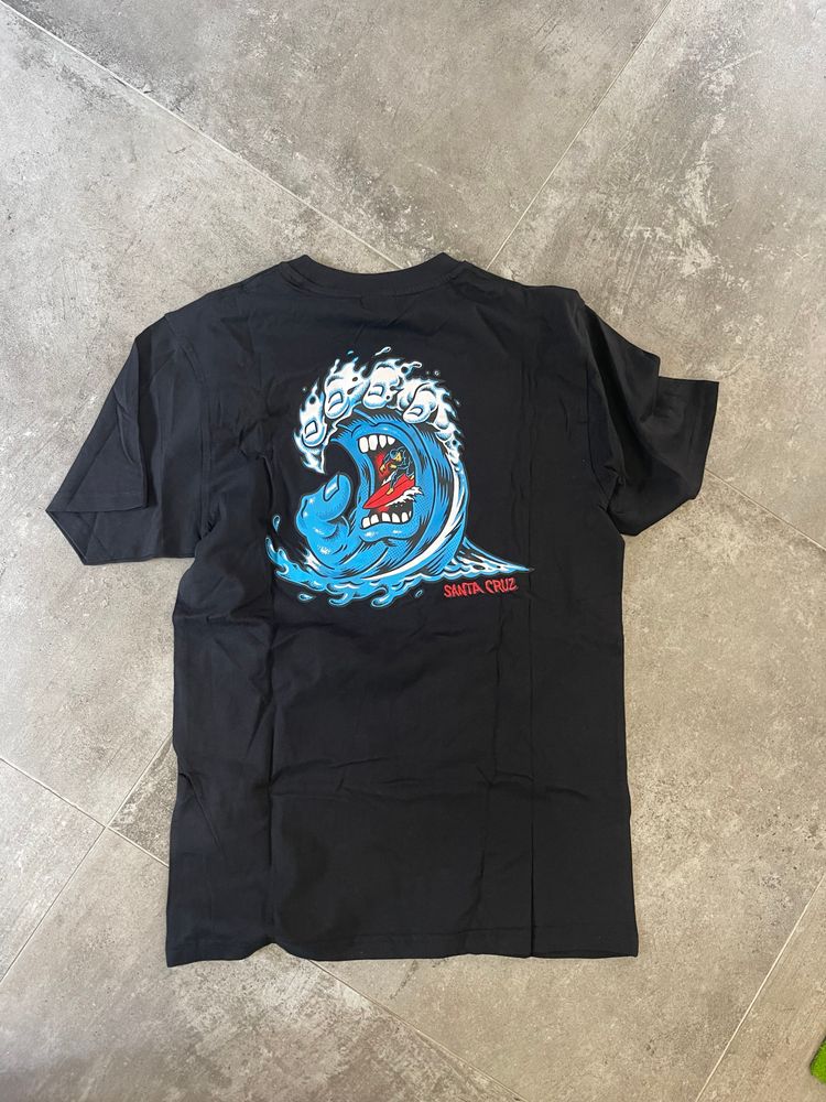 Black Graphic T-Shirt santa cruz