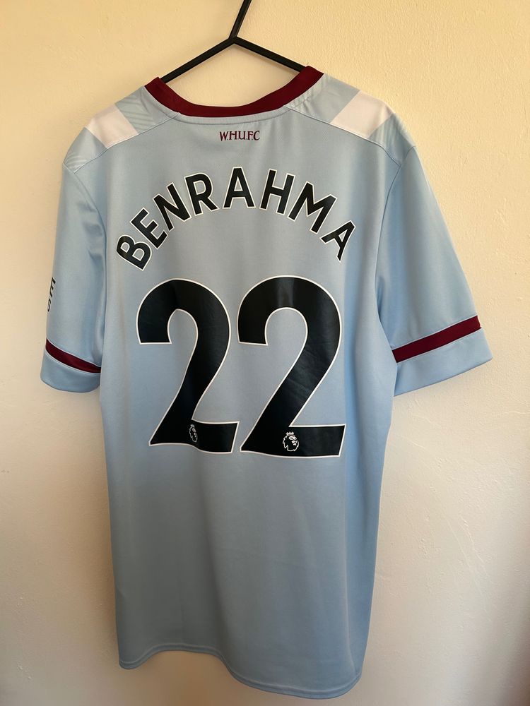 West Ham 21/22 away shirt Umbro Benrahma large 