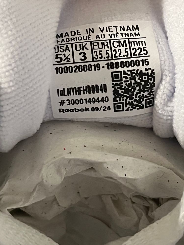 Reebok White Classic Sneakers 35.5 image 4