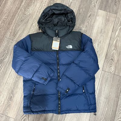 The North Face Men'S Navy And Black Puffer Jacket
