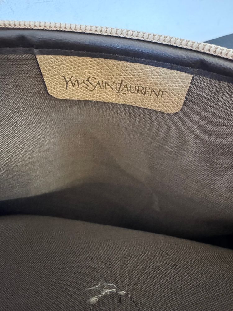 Yves Saint Laurent patterned pouch bag 6