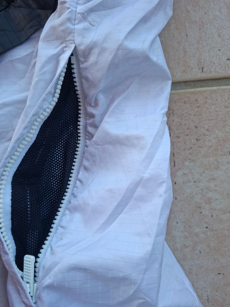 Nike Black And White Hooded Windbreaker Jacket obraz 8
