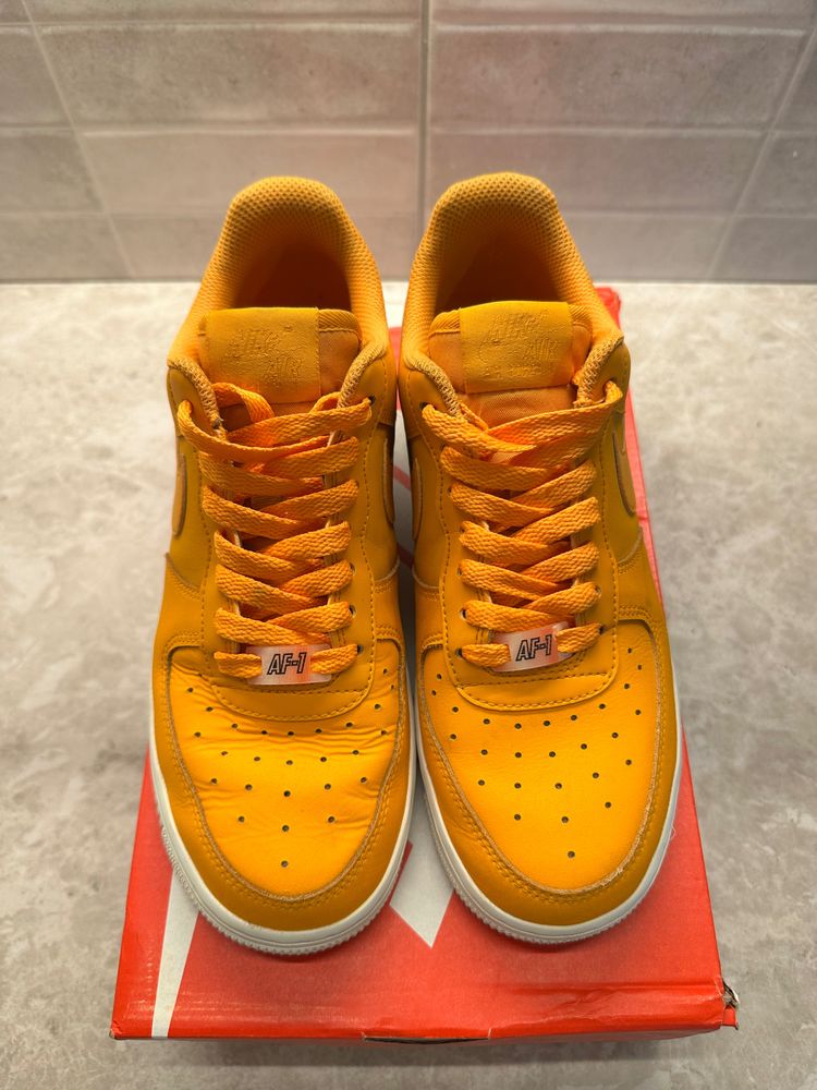 Nike Air Force 1 Low Sneakers Orange pomarańczowe  7