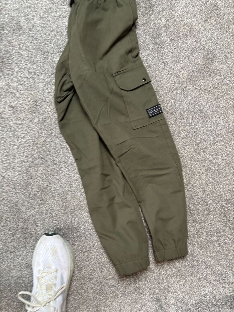 Olive Olive Green Cargo Pants product image