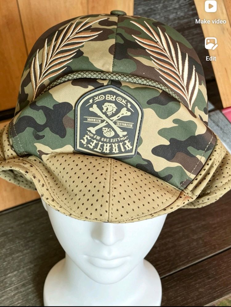 Other Camouflage Cap With Beige Perforated Brim product image