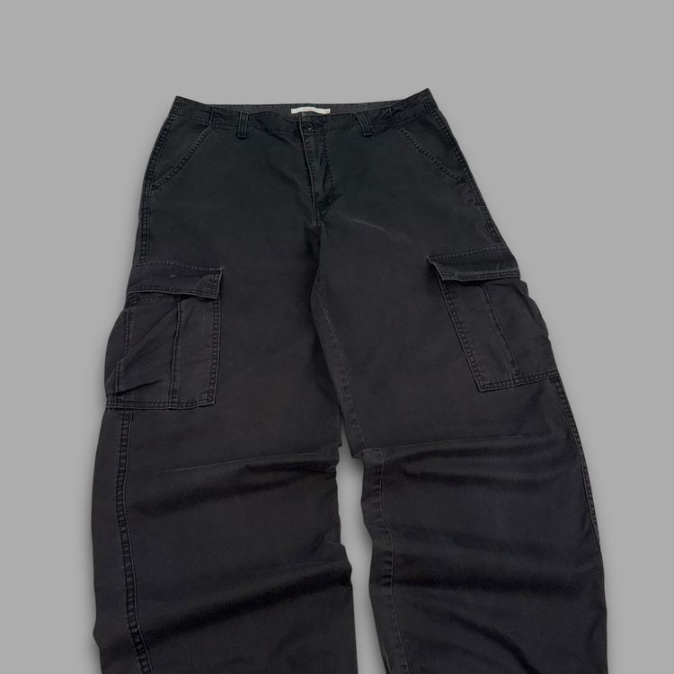 Levi's 2000's technical baggy wide leg cuffed cargo bottoms (M) image 7