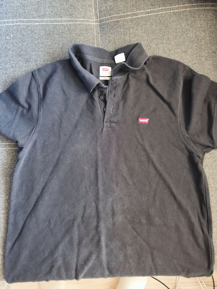 Levi'S Black Polo Shirt