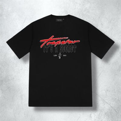 Trapstar London It’s A Secret Tee SS25 ‘Black/Red’ (WINNER SELECTS SIZE)