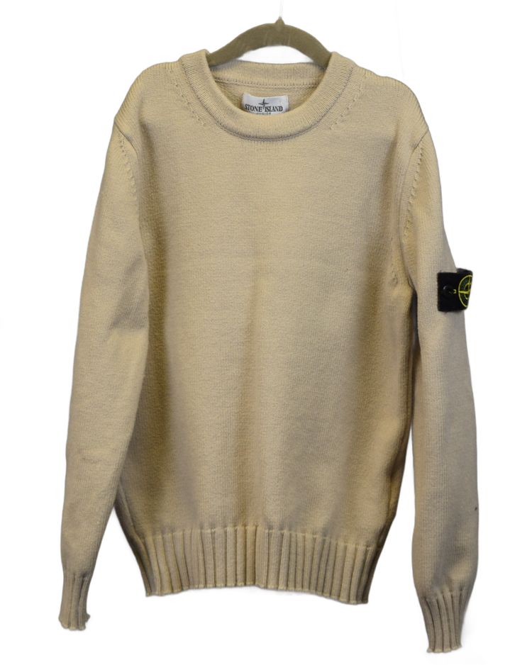 Stone Island Kids Crewneck Knit Cream image 1