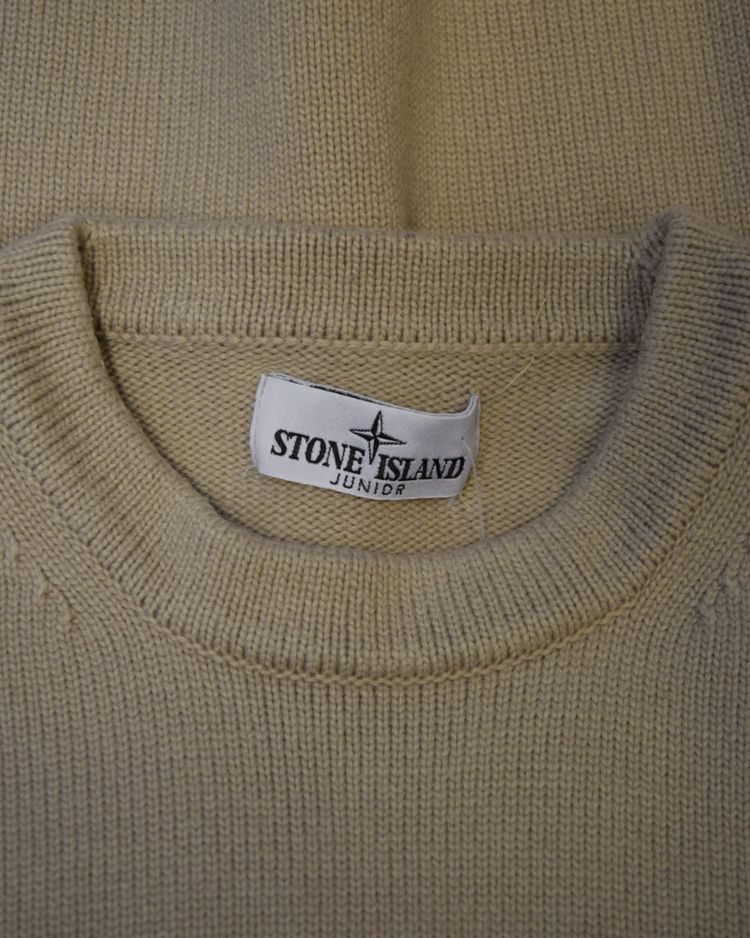 Immagine di Stone Island Kids Crewneck Knit Cream 2